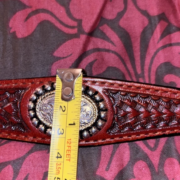 Western leather belt - Picture 8 of 8